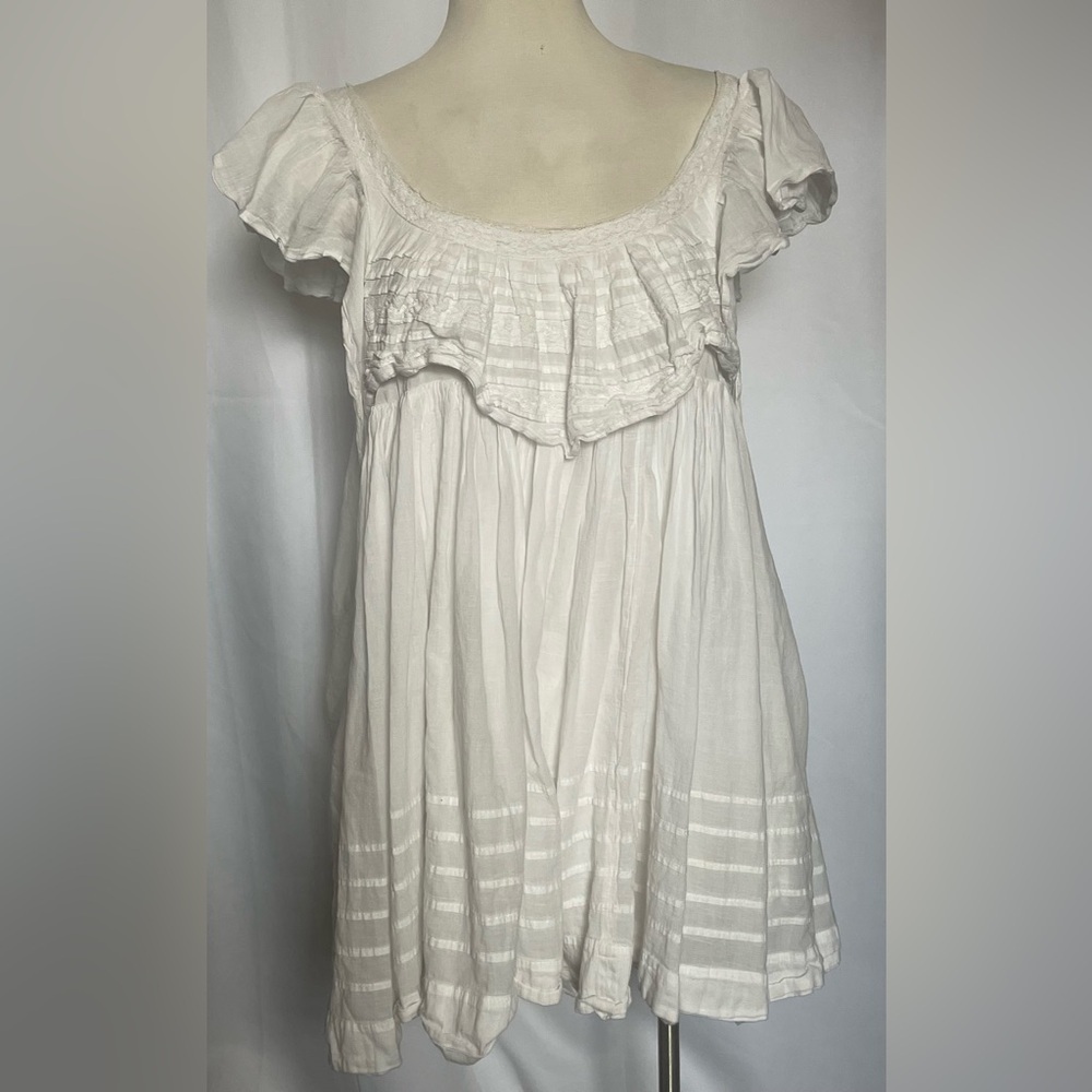 Free People white mini dress - Picture 3 of 8